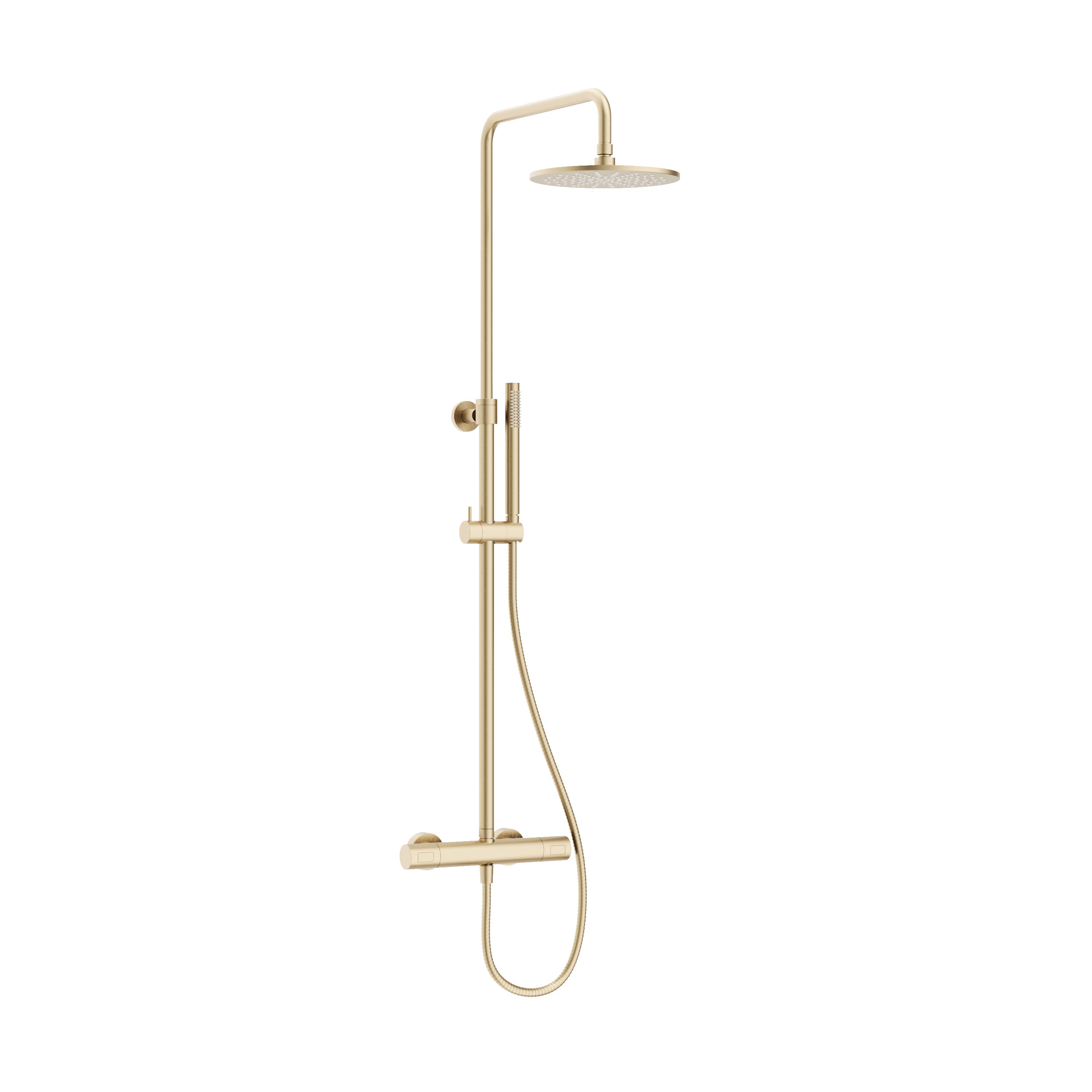 Crosswater Croswater Central Multifunction Thermostatic Shower Kit Brussed Brass RM530WF+