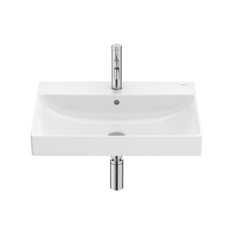 Roca Ona Washbasin 600 X 460 mm 1 Tap Hole White