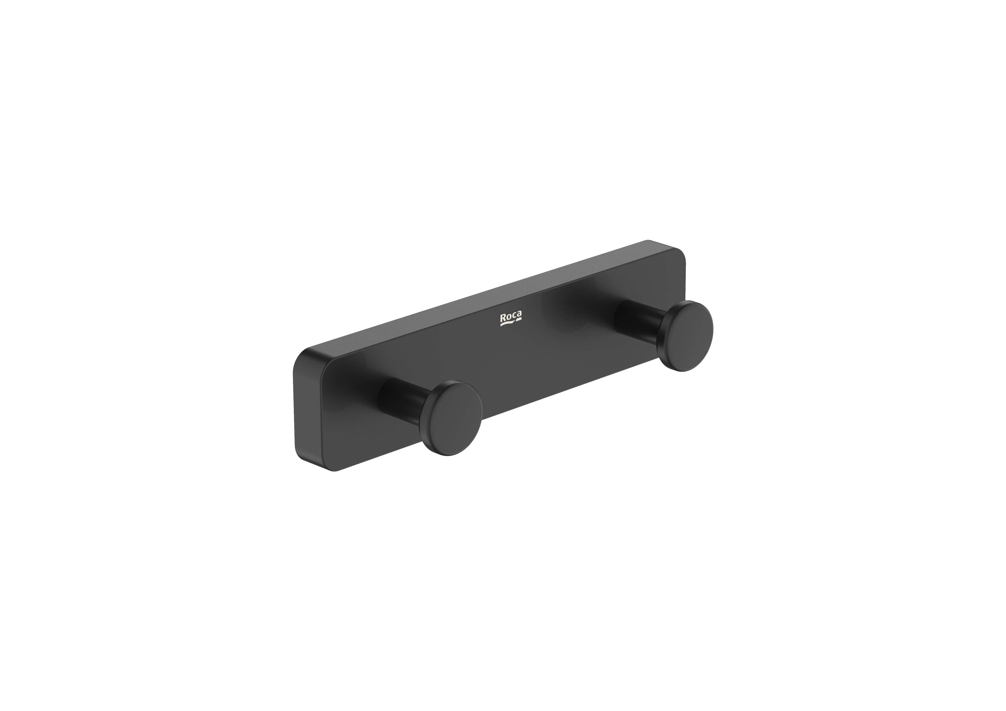Roca Sonata Double Robe Hook Black