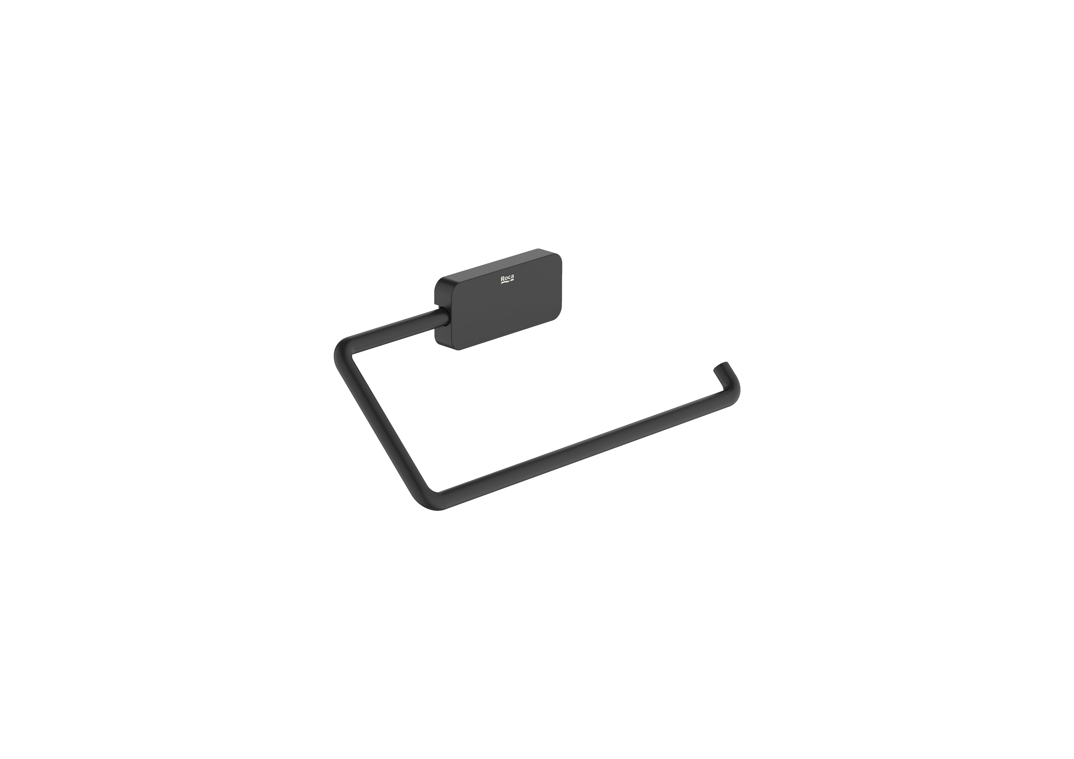 Roca Sonata Towel Ring Black