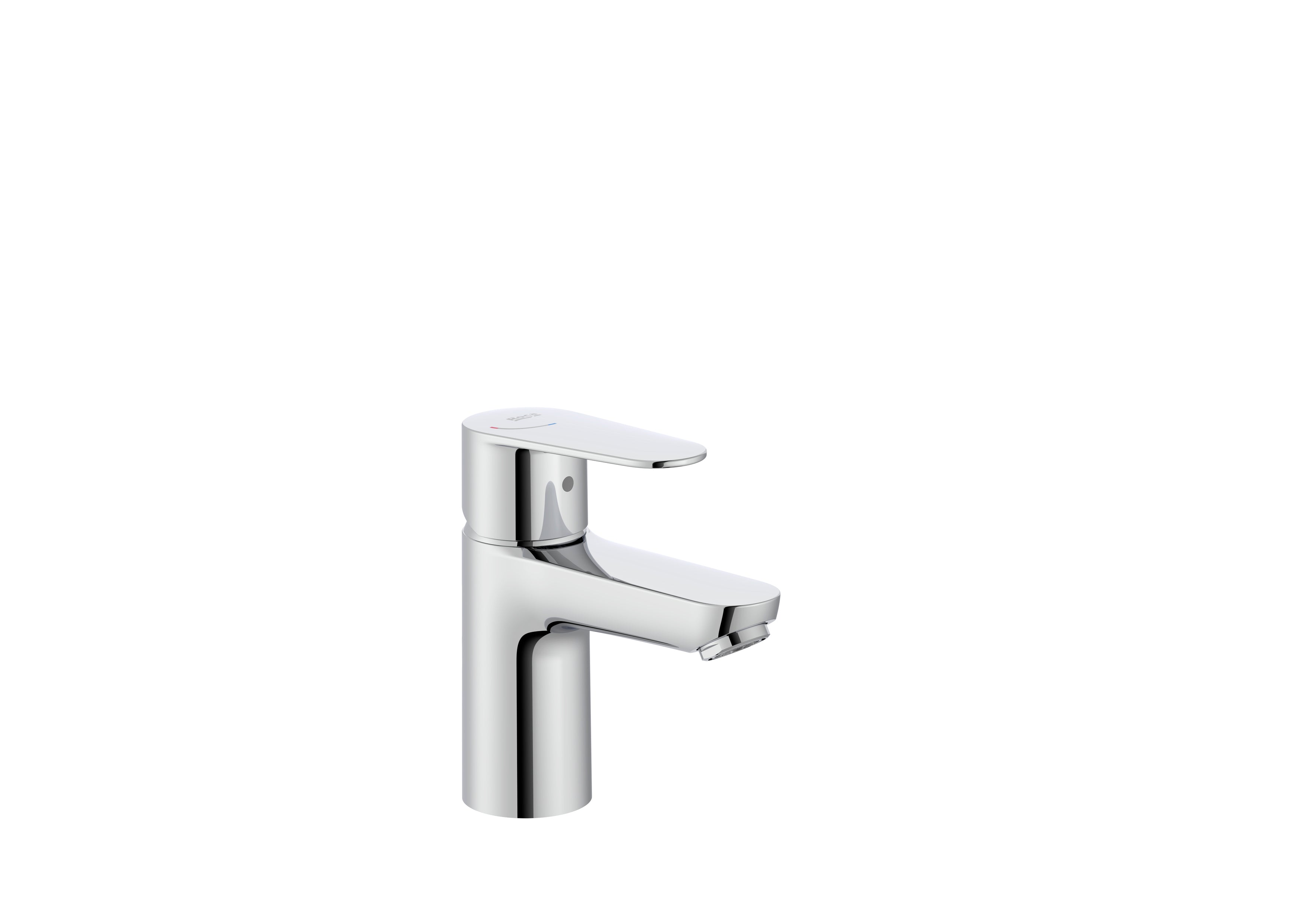 Roca Victoria Plus Smooth Body Basin Mixer Chrome