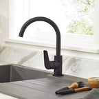 Bristan Raspberry Eassyfit Monobloc Kitchen Sink Mixer Tap Black RSP EFSNK BLK