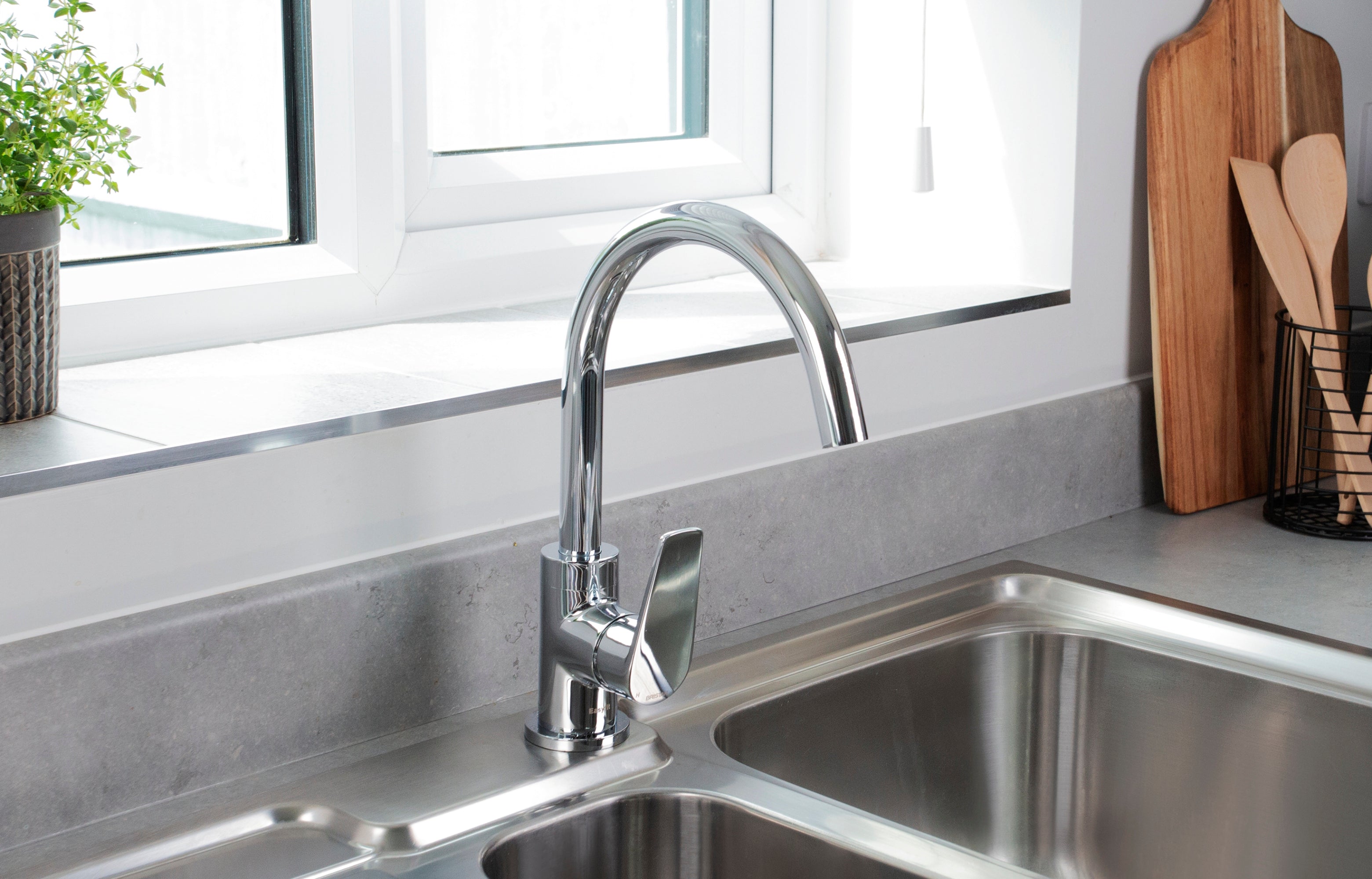 Bristan Raspberry Easyfit Monobloc Kitchen Sink Mixer Tap Chrome RSP EFSNK C