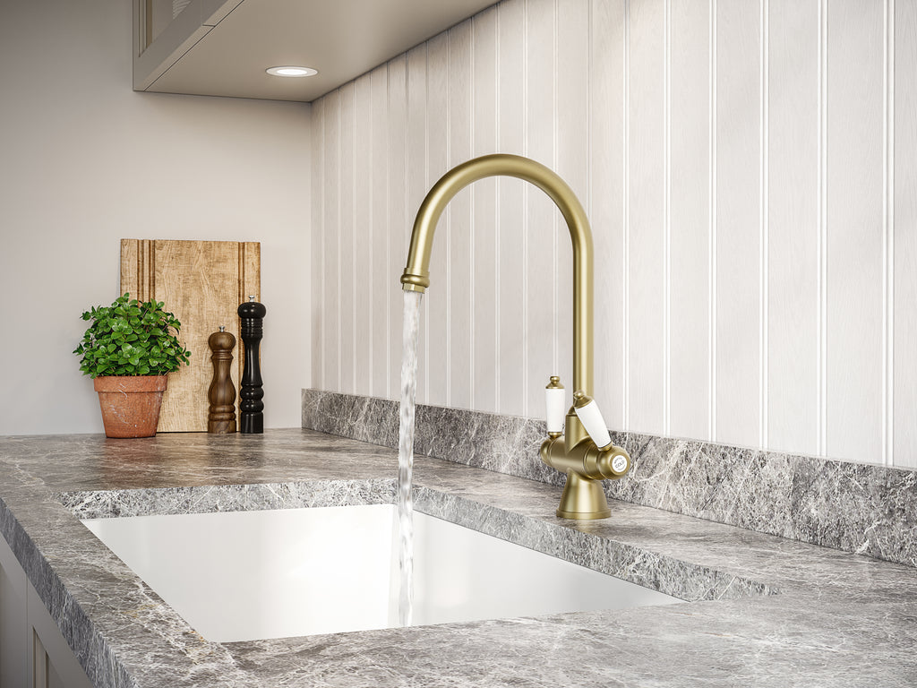 Bristan Reniassance Easyfit Sink Mixer Brushed Brass RS SNK EF BB