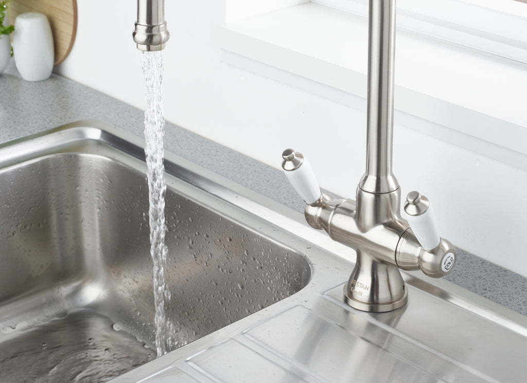 Bristan Renaissance Easyfit Sink Mixer Brushed Nickel RS SNK EF BN