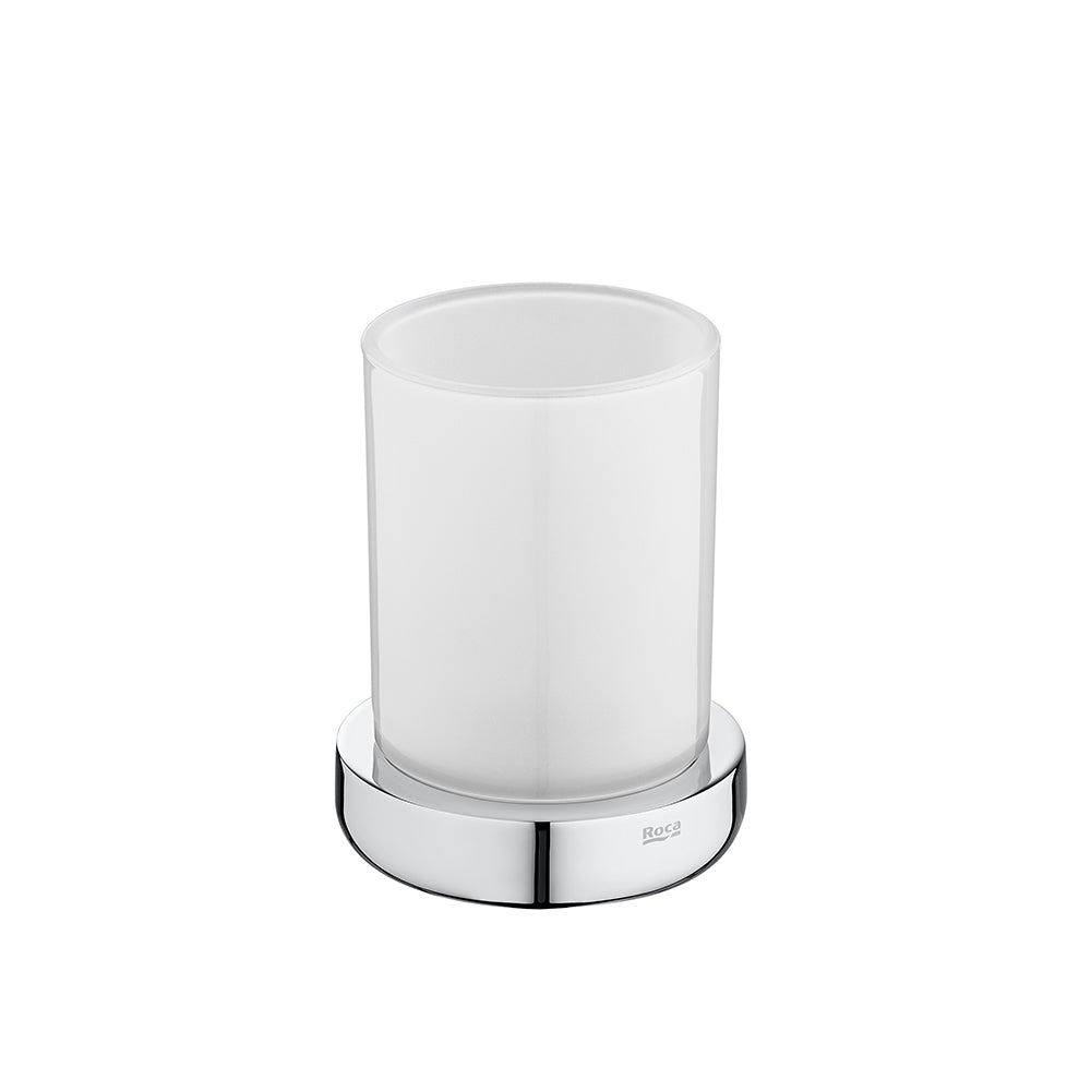 Roca Tempo Countertop Tumbler - Chrome