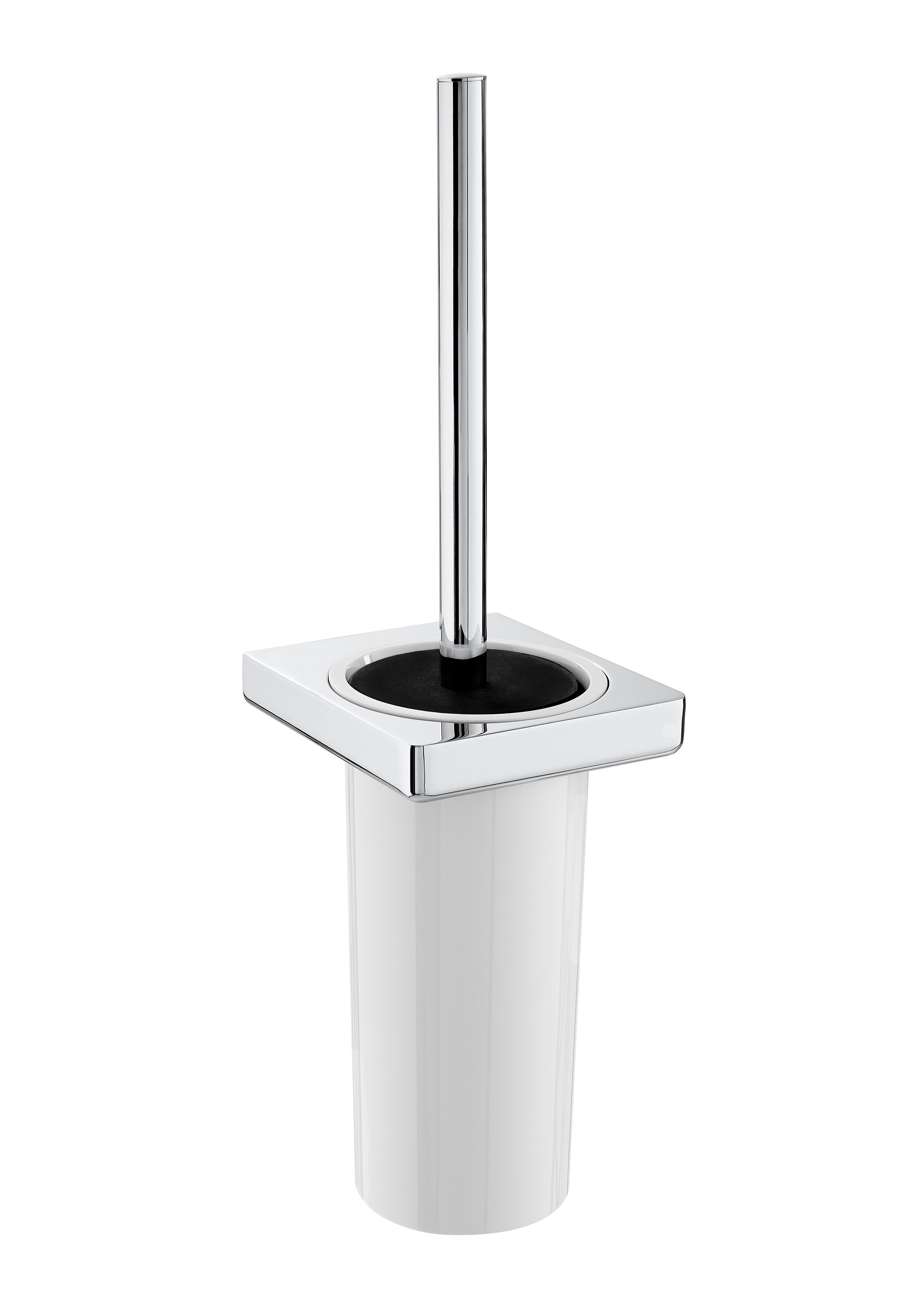 Roca Tempo Wall Toilet Brush Chrome