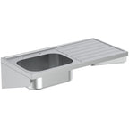 Armitage Shanks DOON | Sink 1200x600x340 mm in stainless steel finish, 2 tap holes