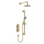 Bristan Saffron Brushed Brass Concealed Dual Control Shower Pack SAFFRON BB SHWR PK.