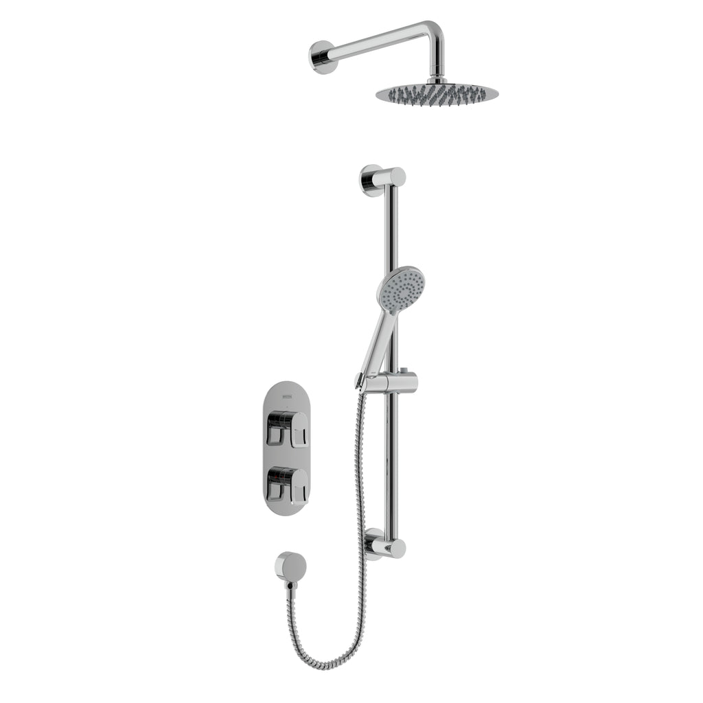 Bristan Saffron Concealed Dual Control Shower Pack Chrome SAFFRON SHWR PK.