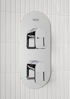 Bristan Saffron Concealed Dual Control Shower Pack Chrome SAFFRON SHWR PK.