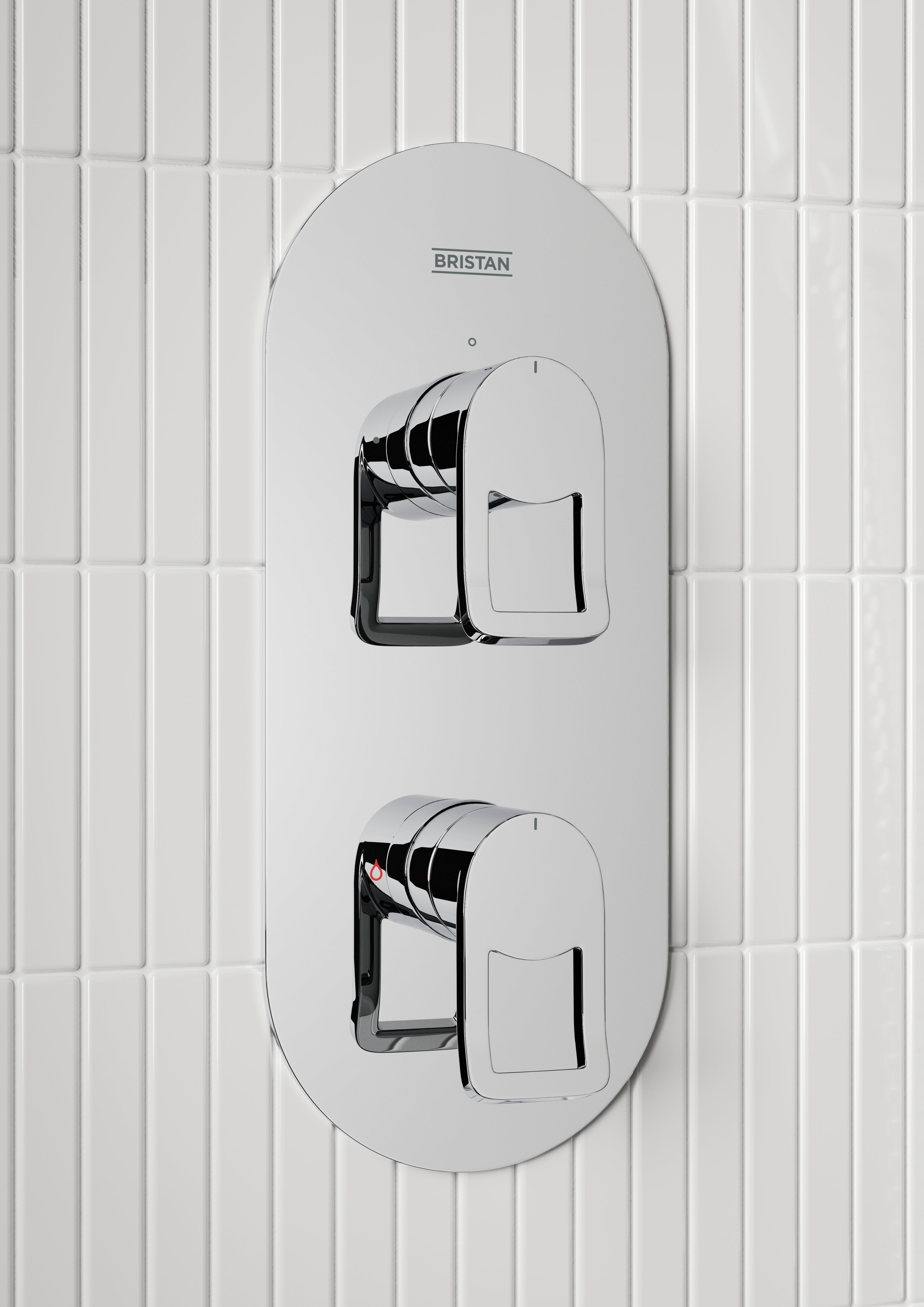 Bristan Saffron Concealed Dual Control Shower Pack Chrome SAFFRON SHWR PK.