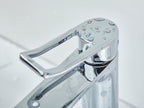 Bristan Saffron Eco Start Basin Mixer Tap with Clicker Waste Chrome SAF ES BAS C
