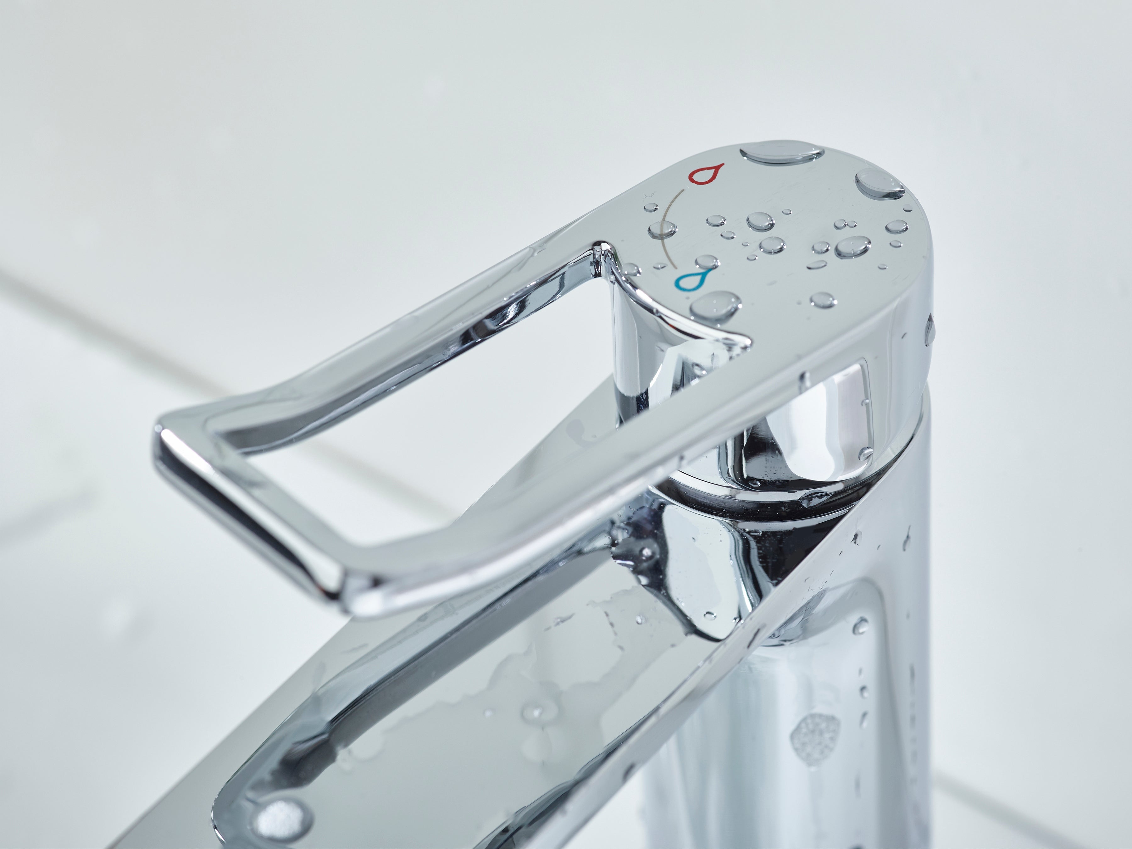 Bristan Saffron Eco Start Basin Mixer Tap with Clicker Waste Chrome SAF ES BAS C