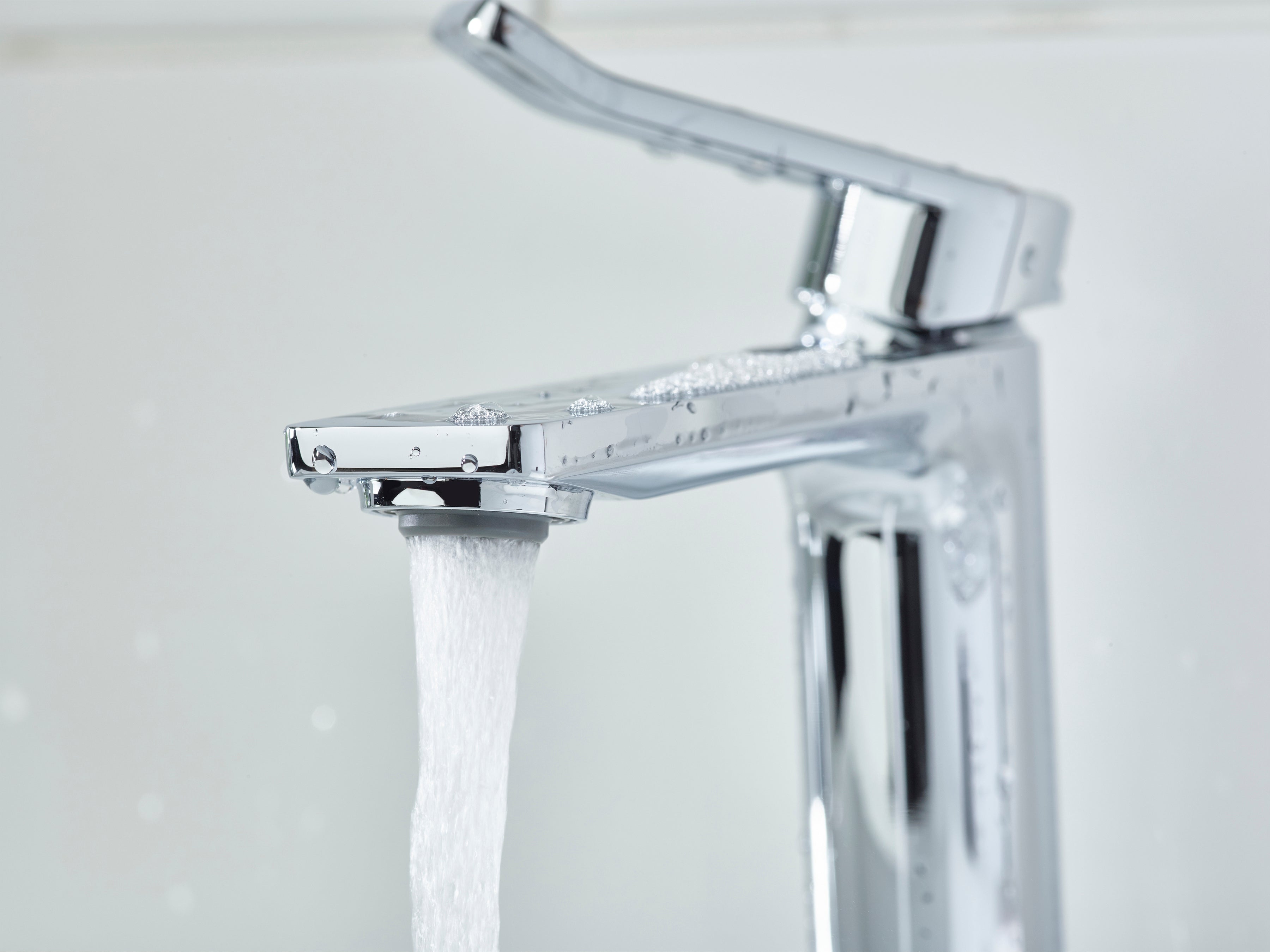 Bristan Saffron Eco Start Basin Mixer Tap with Clicker Waste Chrome SAF ES BAS C