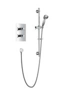 Heritage Bathrooms Dawlish Recessed Shower with Premium Flexible Riser Kit Chrome