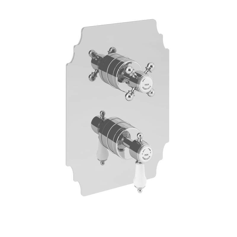 Heritage Glastonbury Recessed Shower Valve Only Chrome SGC03