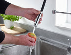 Bristan Silhouette Pairofessional Kitchen Sink Mixer Tap with pull-down hose Chrome SI PROSNK C