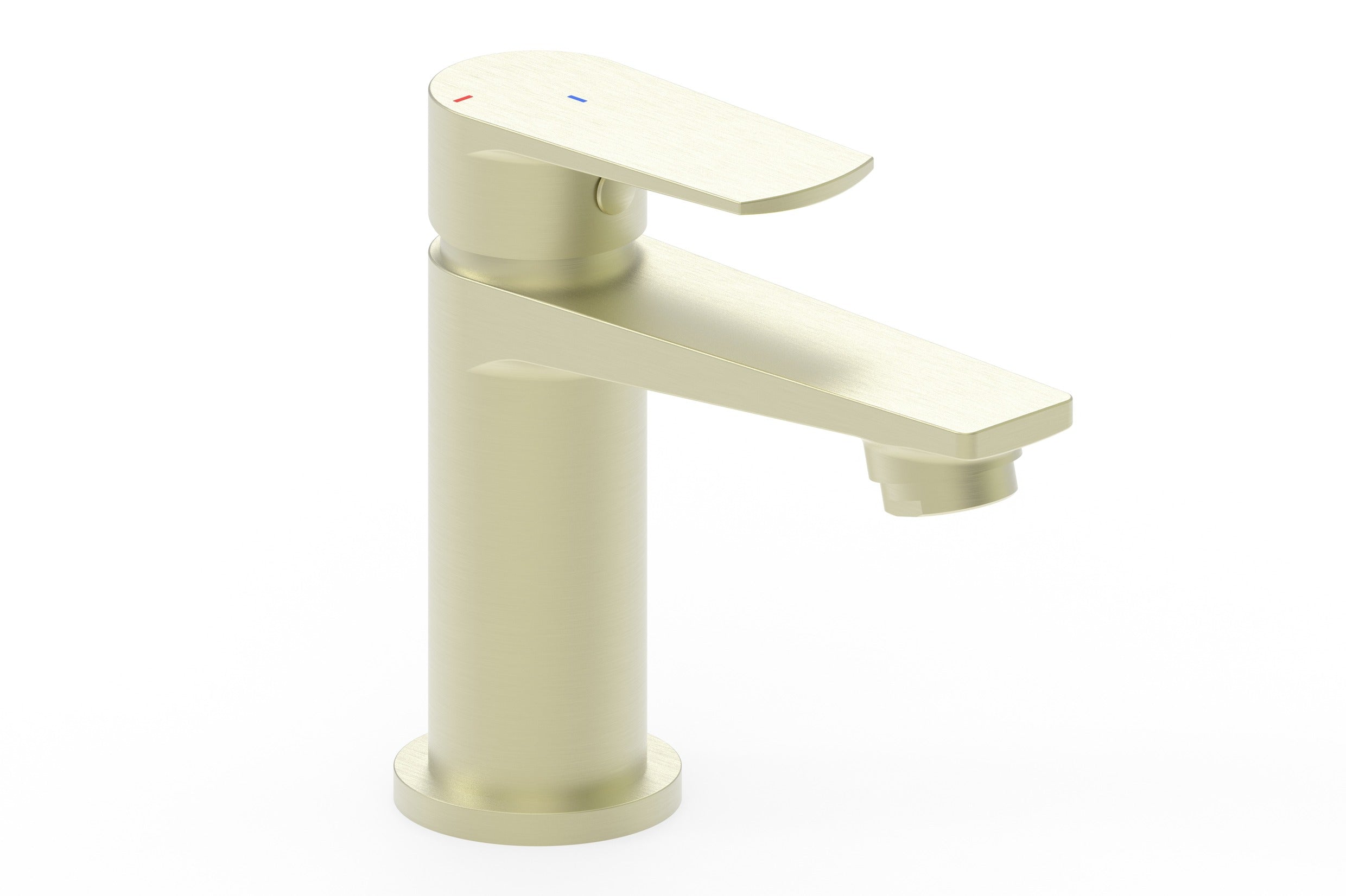 iflo Ottawa Mini Single Lever Monobloc Basin Mixer - Brushed Brass