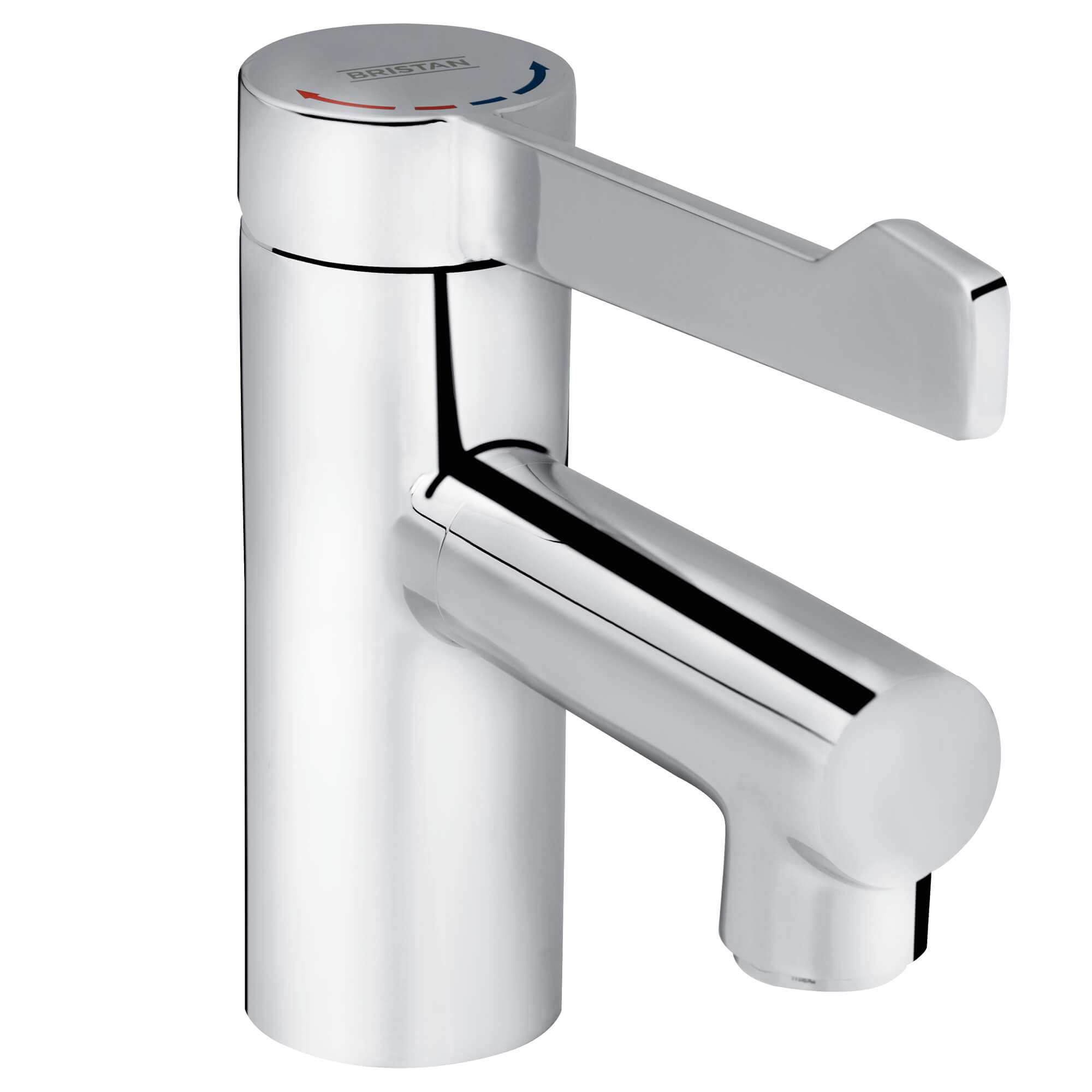Bristan Solo2 Basin Mixer with Long Lever and copper tails (no waste)