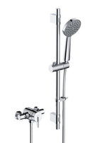 Bristan Sonique3 Thermostatic Exposed Mini Shower Valve with Riser Kit Chrome SOQ3 SHXAR C.