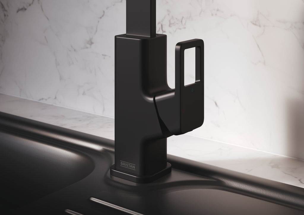Bristan SPairuce EF Sink Mixer BLK SEFSNK BLK Black SPR EFSNK BLK