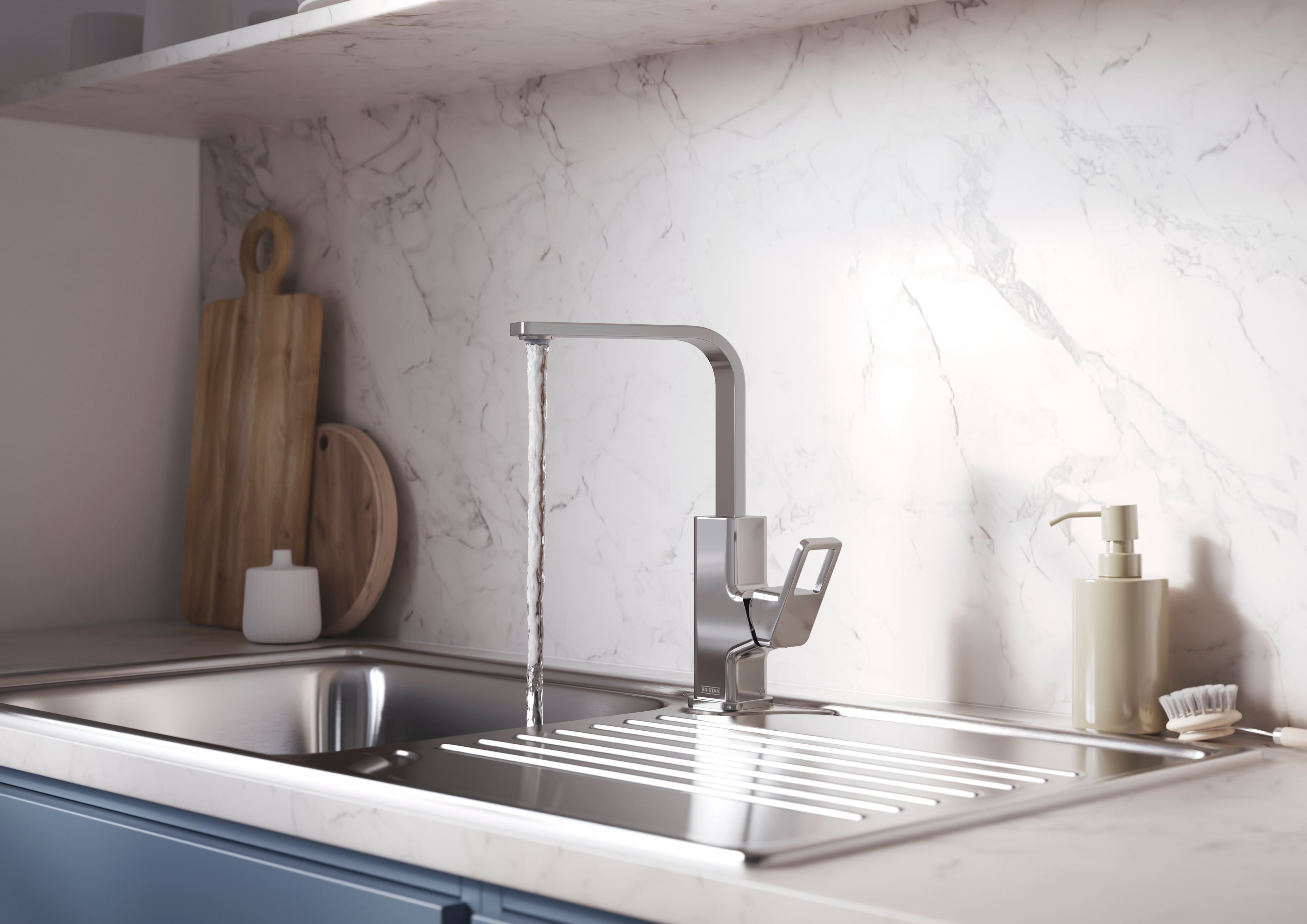 Bristan SPairuce Easyfit Kitchen Sink Mixer Tap Chrome SPR EFSNK C