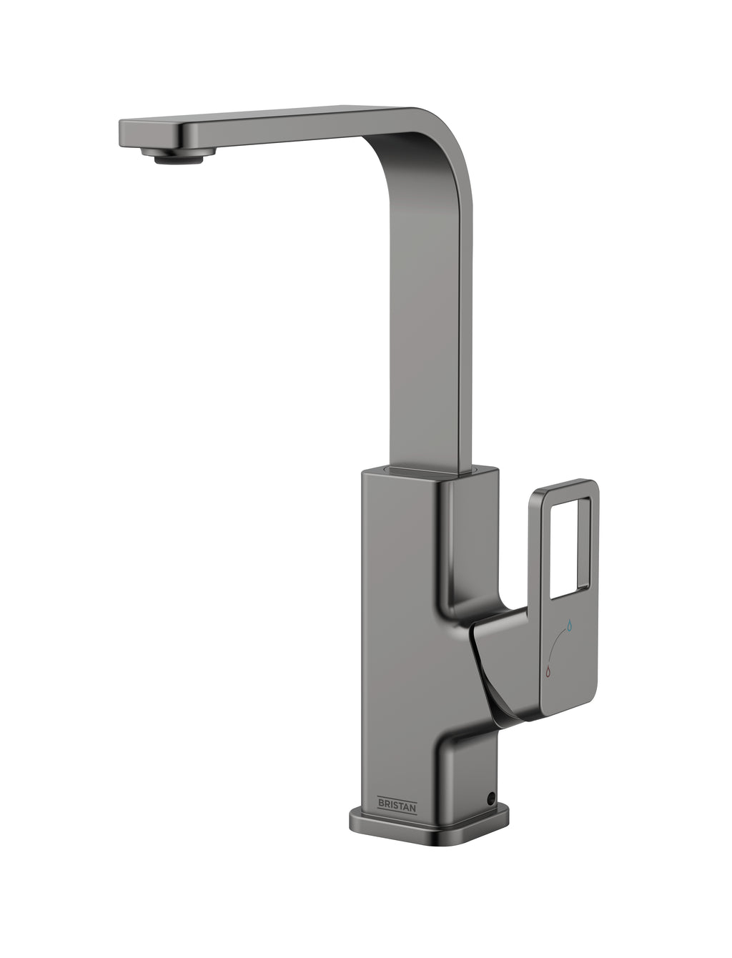 Bristan SPairuce Easyfit Kitchen Sink Mixer Tap Gun Metal Gun Metal Grey SPR EFSNK GM