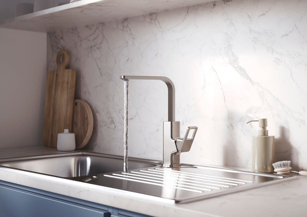 Bristan SPairuce Easyfit Kitchen Sink Mixer Tap Stainless Steel SPR EFSNK SS