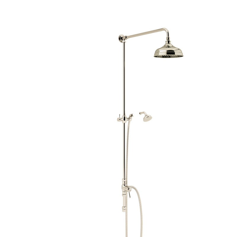 Heritage Deluxe Fixed Kit with Diverter to Handset and Shower Rose Vintage Gold STA15