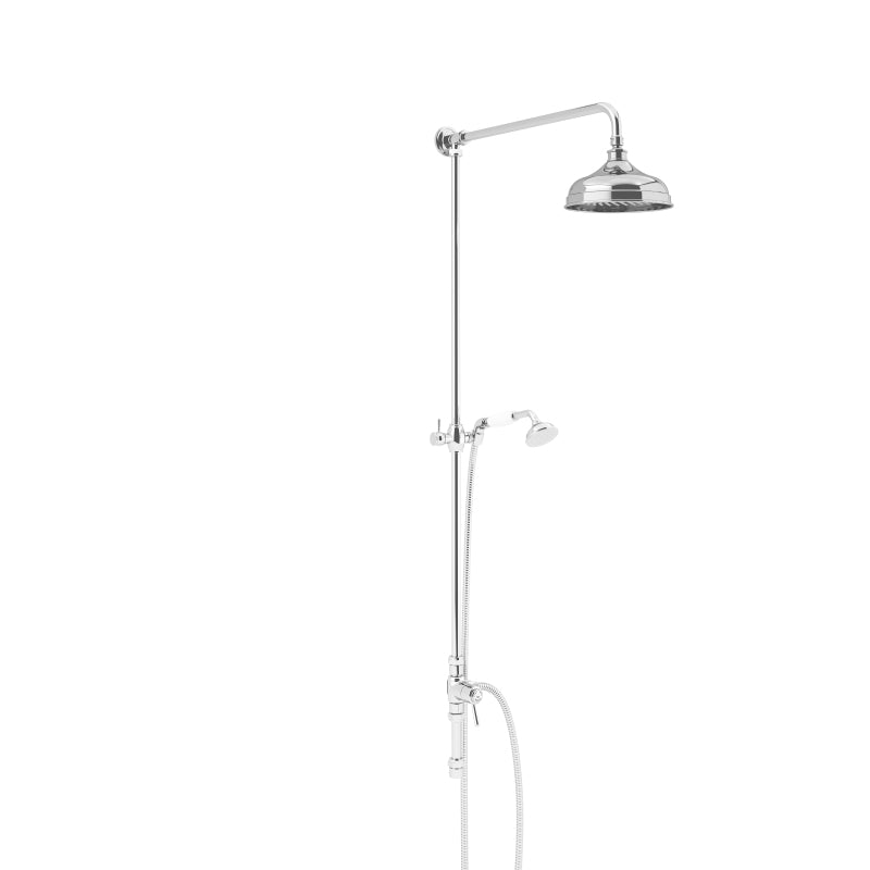 Heritage Deluxe Fixed Kit with Diverter to Handset and Shower Rose Chrome STC15