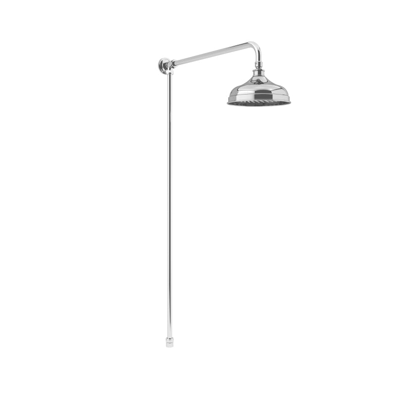 Heritage Deluxe Fixed Kit with Shower Rose Chrome (Wall Fixed) STC16