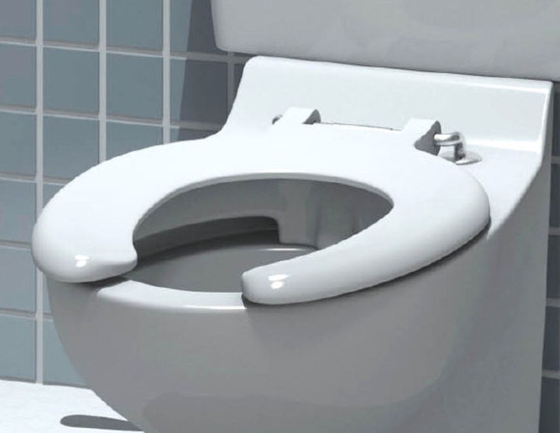 Lecico Crescent Seat for School Pan 30 White Stwhsring.