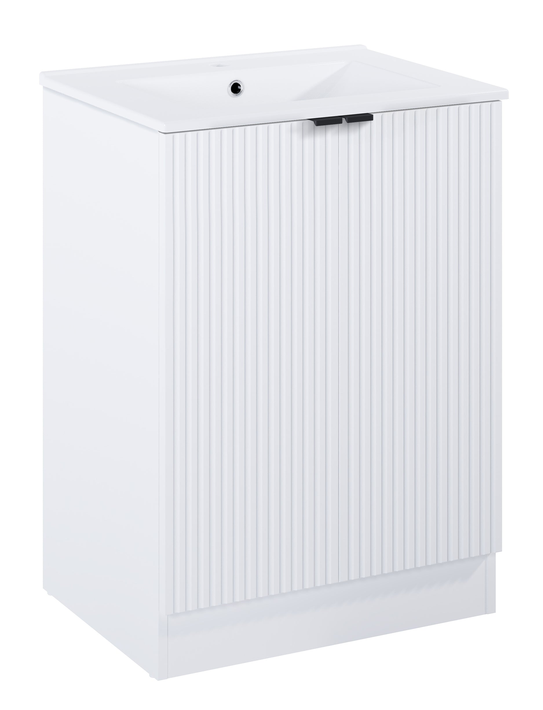 iflo Soleto Basin Unit 60 2 Door Standing - Matt White