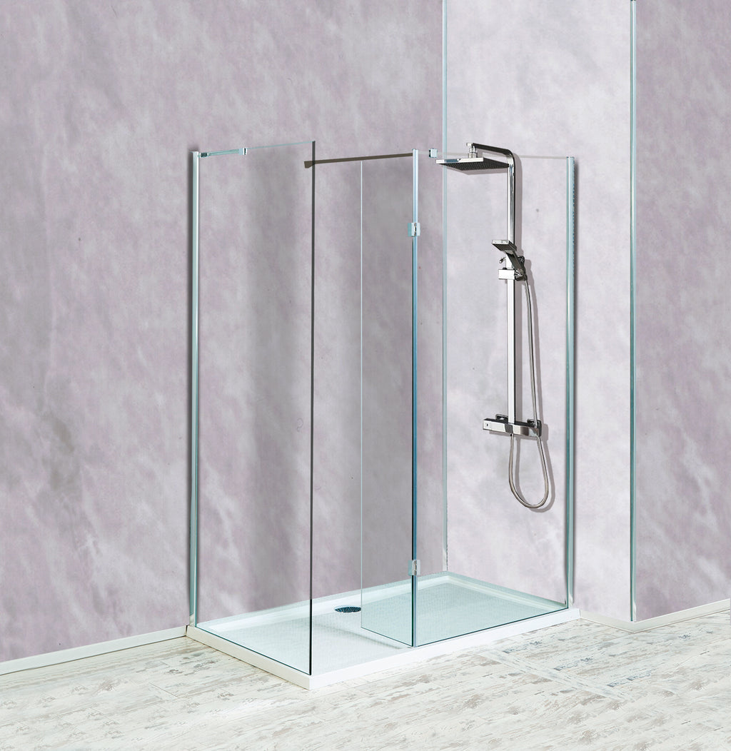 DuraPanel Grey Marble tile effect flooring - 100% waterproof 10.013