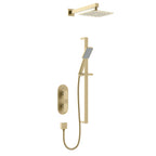 Bristan Tangram Brushed Brass Concealed Dual Control Shower Pack TANGRAM BB SHWR PK.