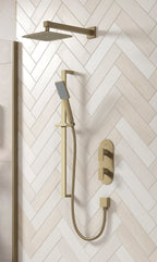 Bristan Tangram Brushed Brass Concealed Dual Control Shower Pack TANGRAM BB SHWR PK.
