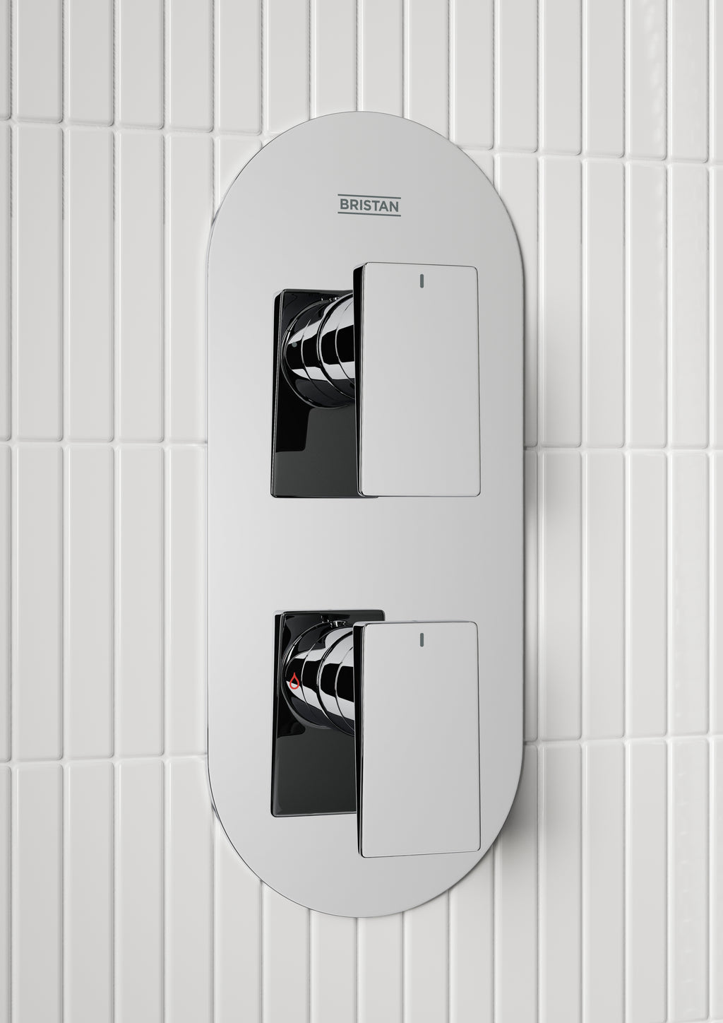 Bristan Tangram Concealed Dual Control Shower Pack Chrome TANGRAM SHWR PK.