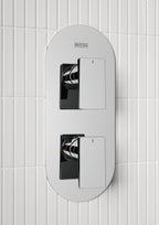 Bristan Tangram Concealed Dual Control Shower Pack Chrome TANGRAM SHWR PK.