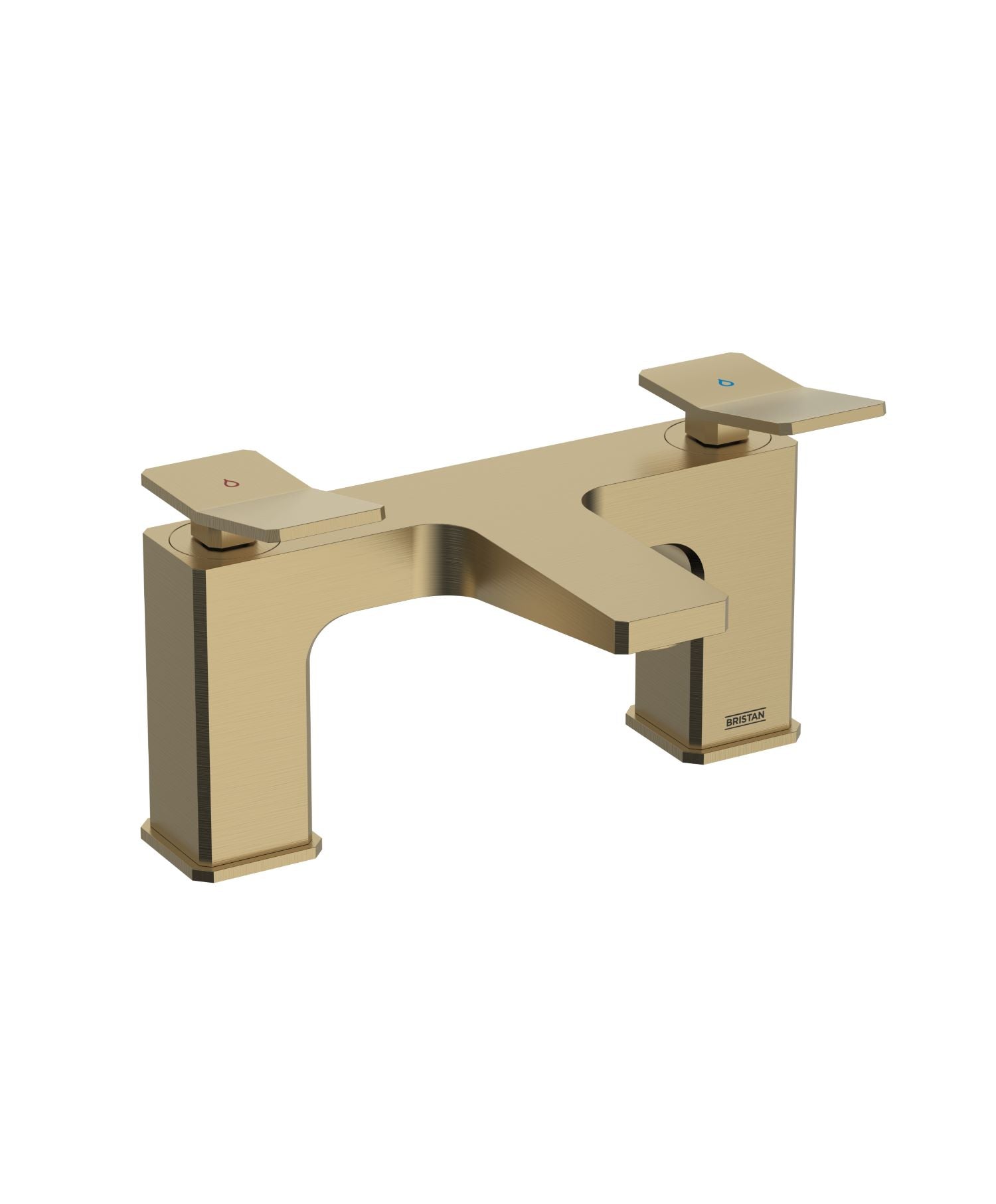 Bristan Tangram Bath Filler Tap Brushed Brass TAN BF BB