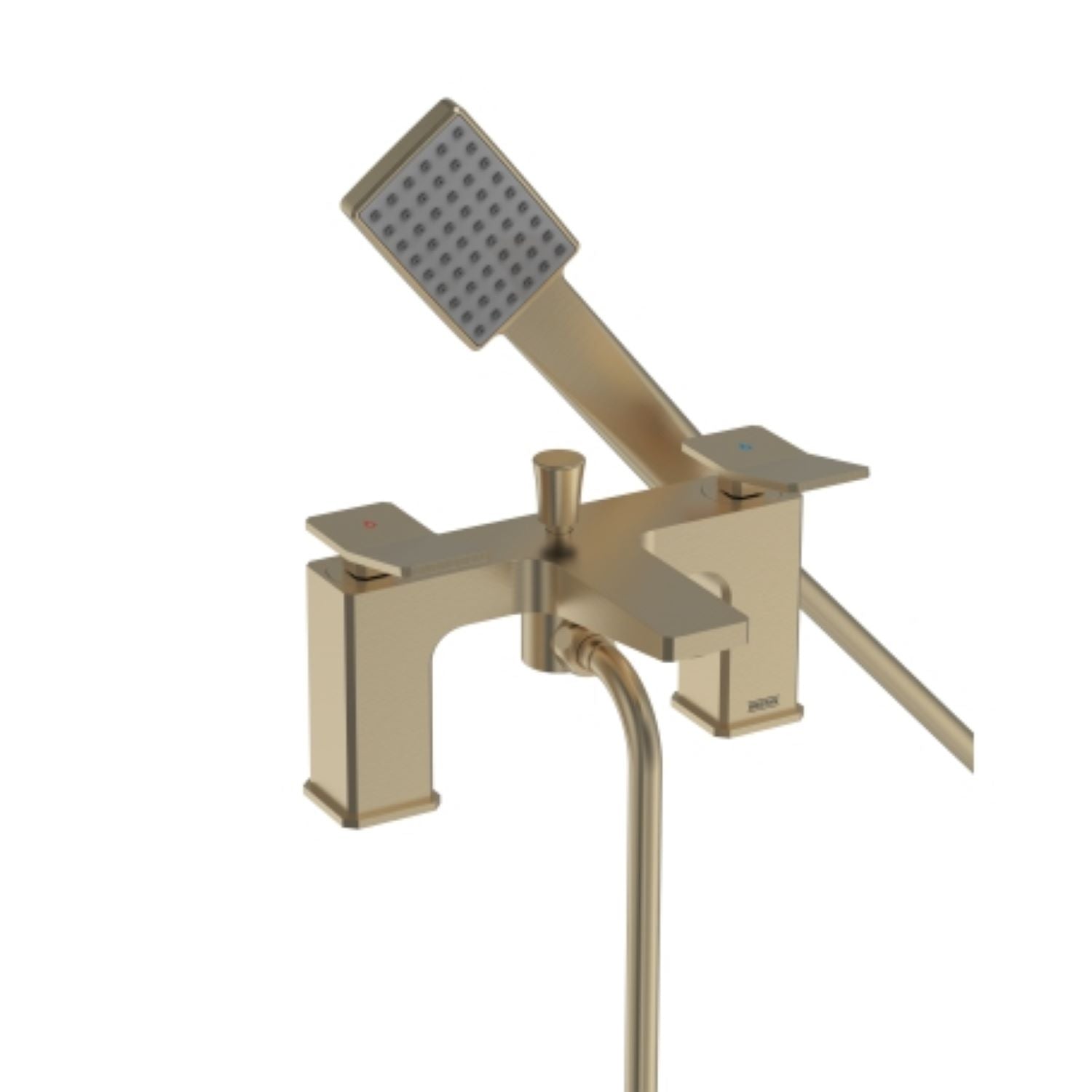 Bristan Tangram Bath Shower Mixer Tap Brushed Brass TAN BSM BB