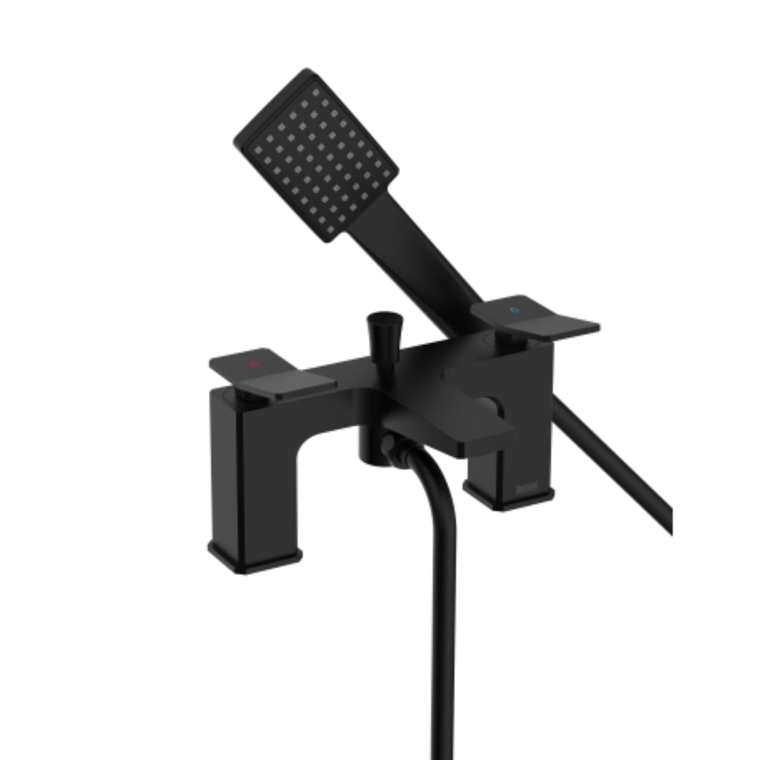 Bristan Tangram Bath Shower Mixer Tap Black TAN BSM BLK
