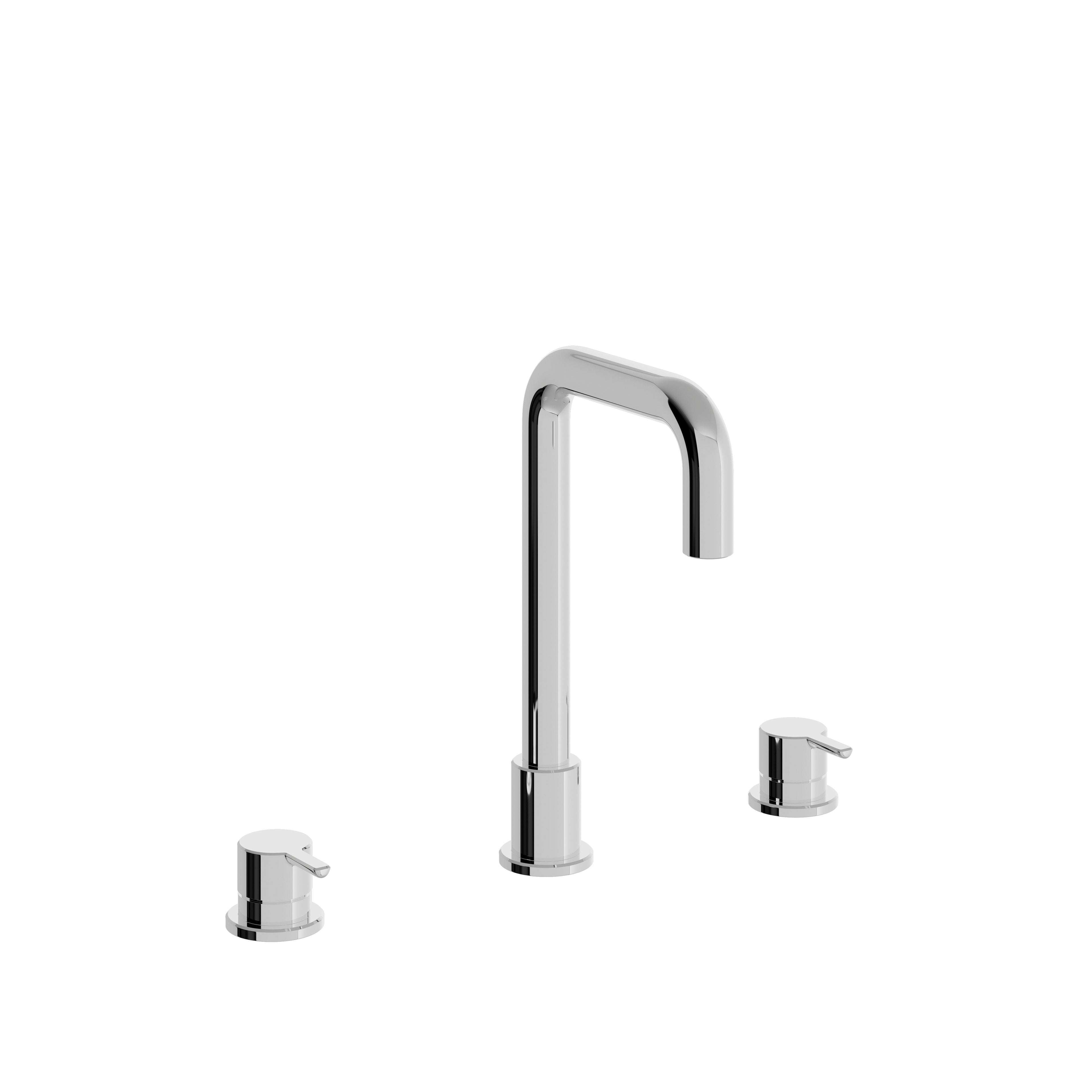 Heritage Dartmouth 3 Taphole Basin Mixer Tap Chrome