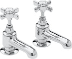 Heritage Dawlish Bath Taps Chrome
