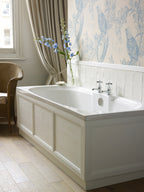 Heritage Dawlish Bath Taps Chrome