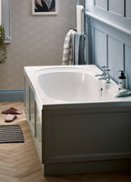 Heritage Dawlish Bath Taps Chrome