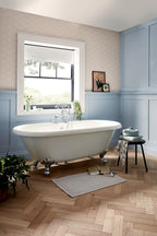 Heritage Dawlish Deck Mounted Bath Shower Mixer Tap Chrome