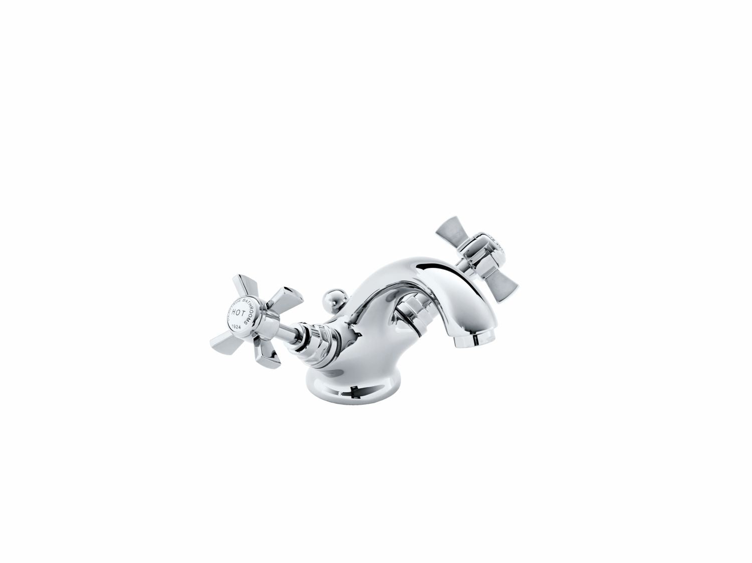 Heritage Dawlish Basin Mixer Tap Chrome