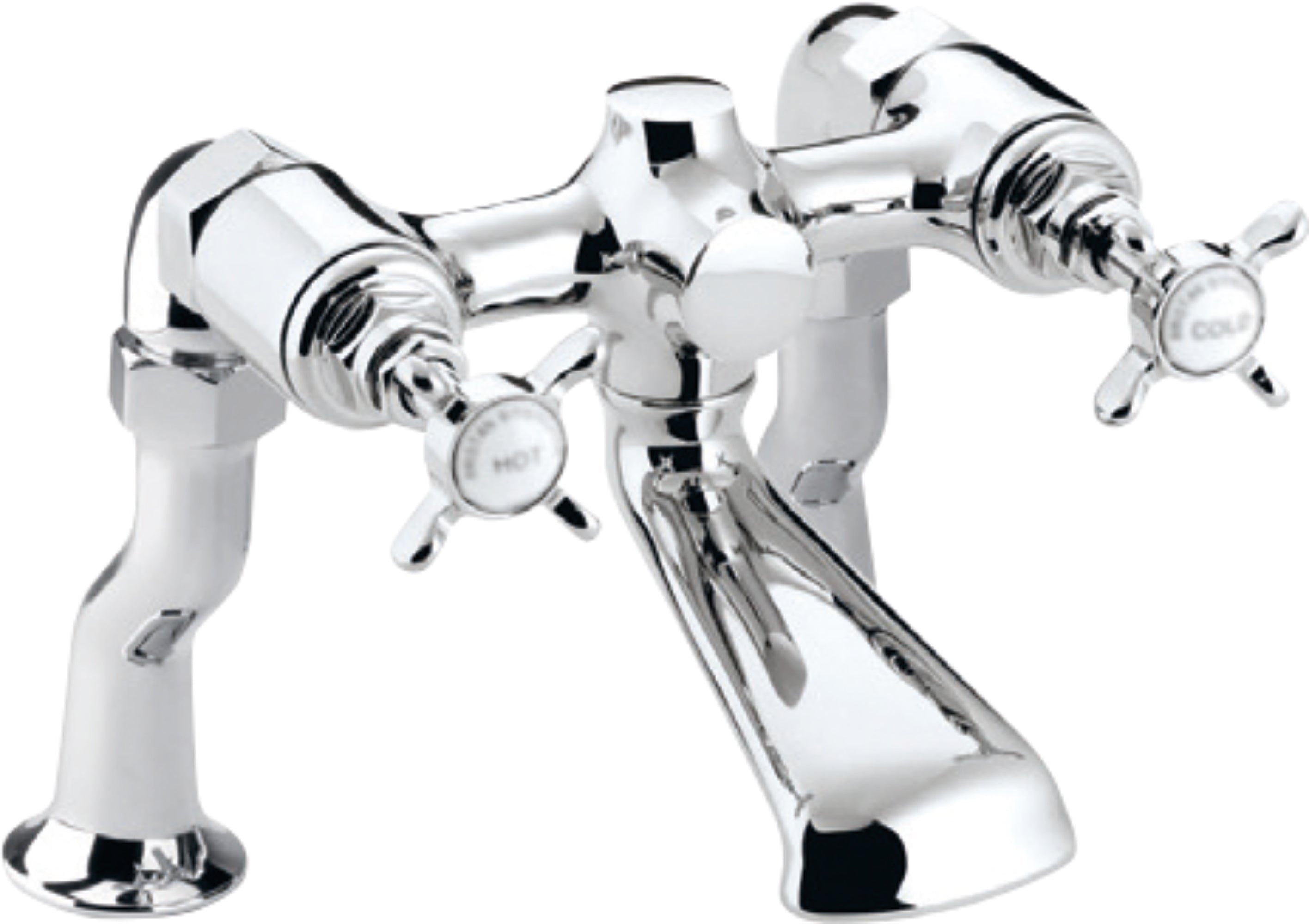 Heritage Dawlish Bath Filler Chrome
