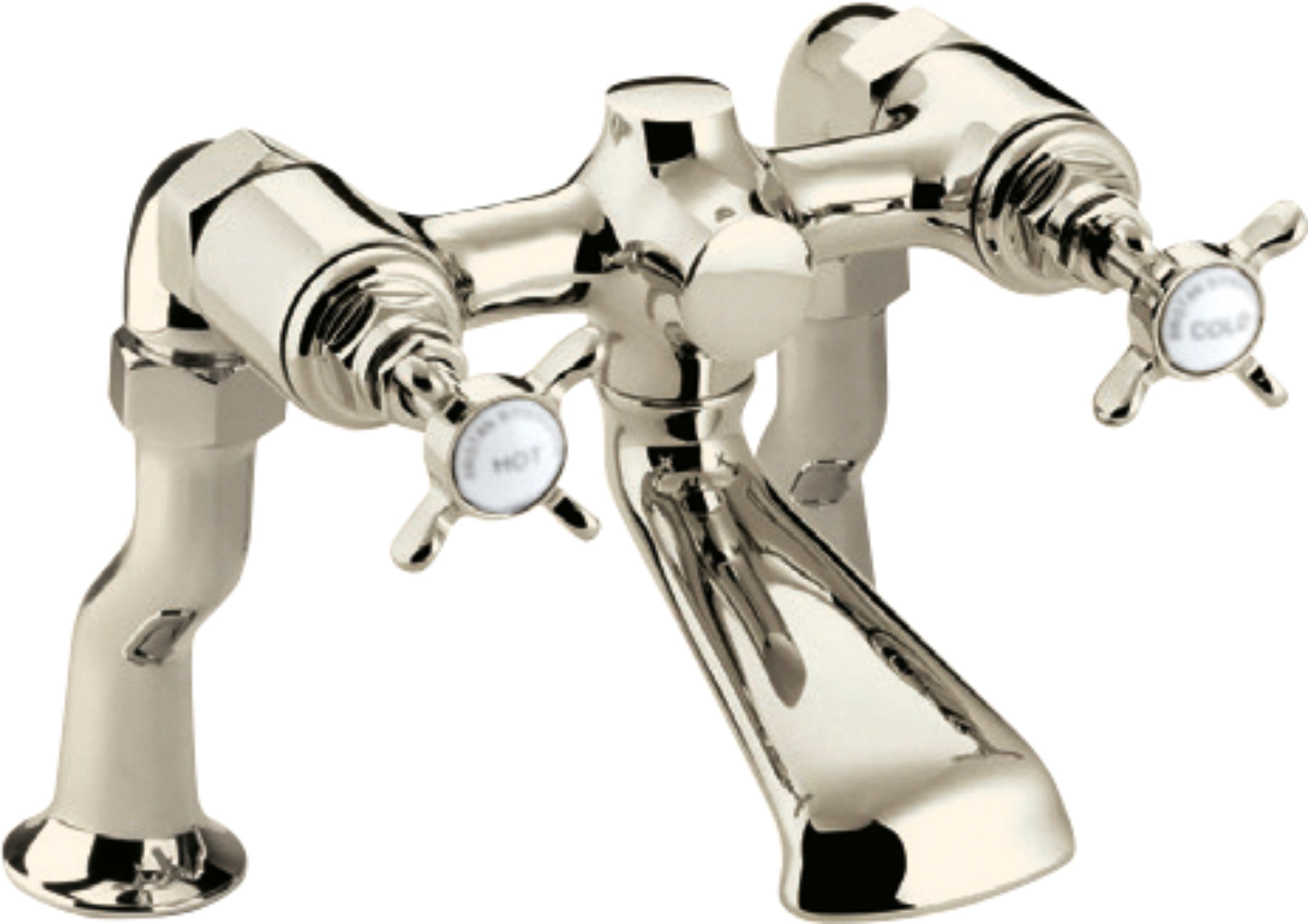 Heritage Dawlish Bath Filler Vintage Gold
